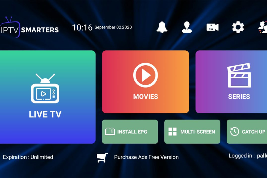 Android app for IPTV: iptv player